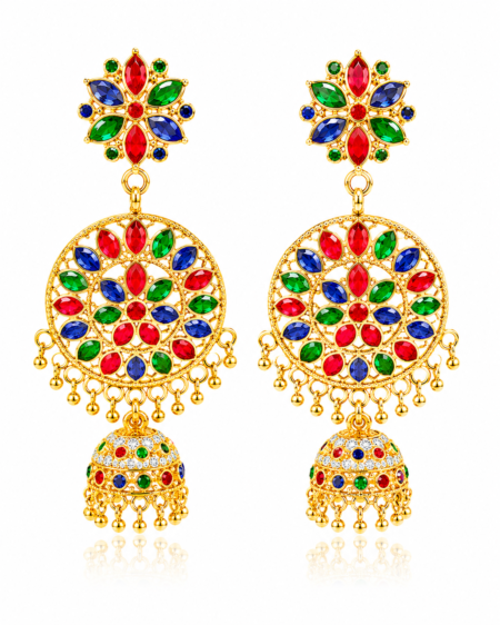 Assamese Traditional Earrings with Jaapi Design